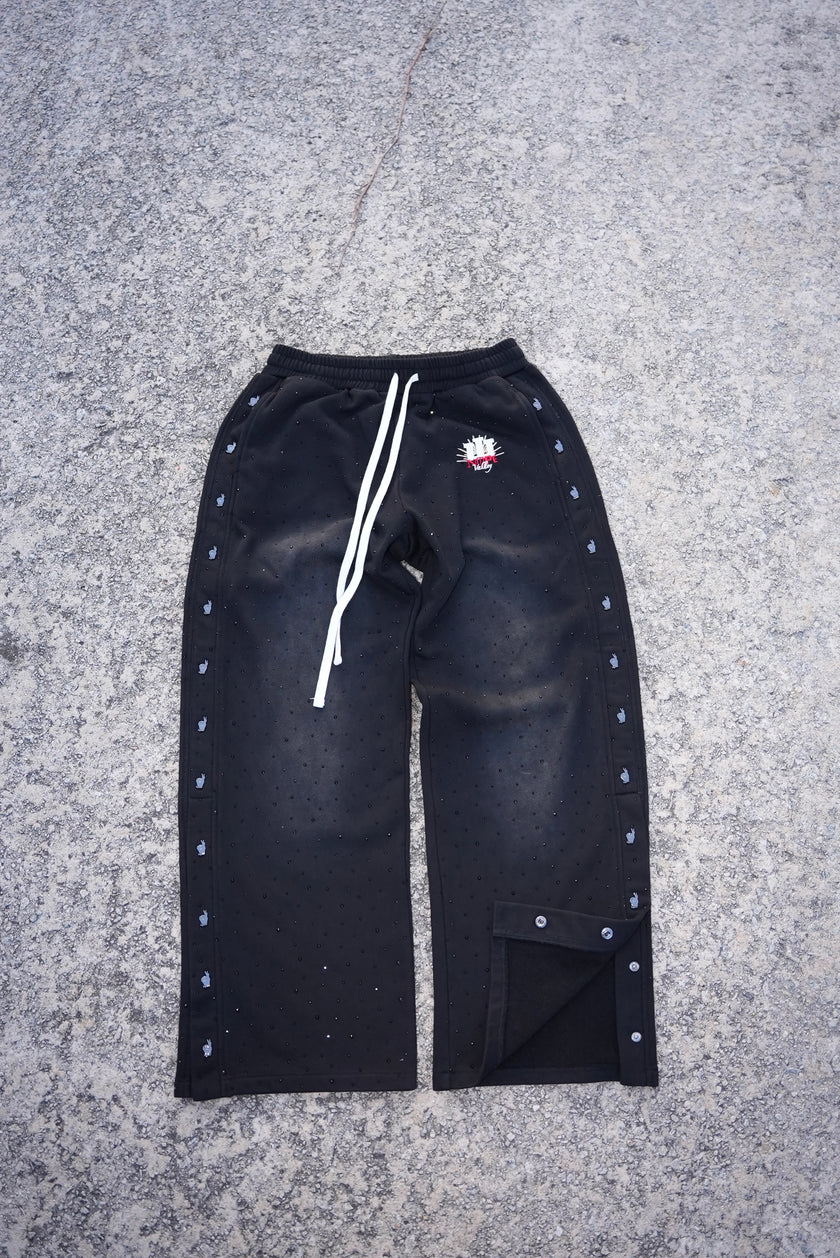 (ON HAND) EB Black Glove track Pants